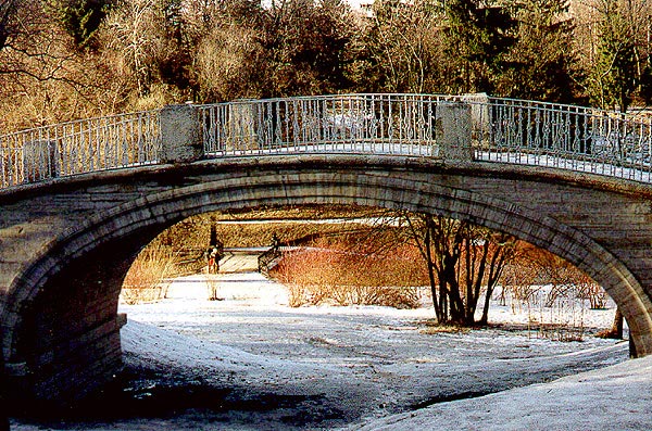 Pavlovsk. Bridge. March 2003