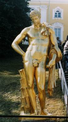 Peterhof Golden man.